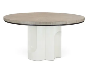 HESTIA - Round oak dining table _ JOSÉ LEITE DE CASTRO